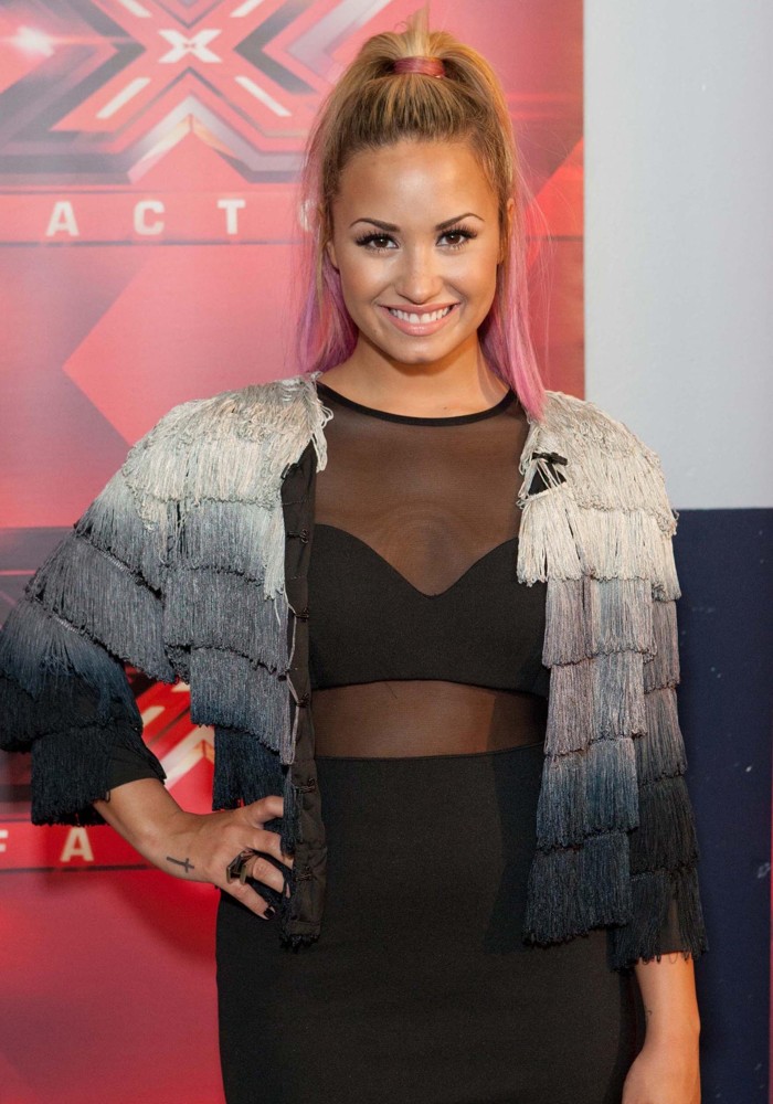 Demi Lovato;<br>X Factor Auditions - Arrivals