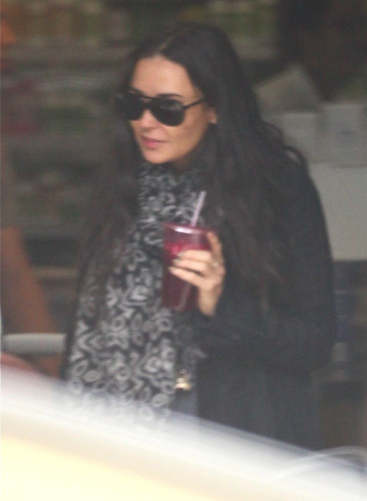 Demi Moore;<br>Demi Moore Out Shopping in West Hollywood