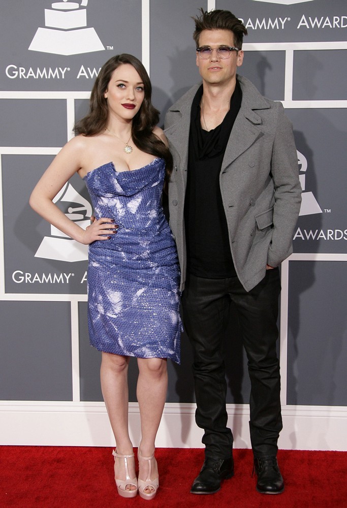 Kat Dennings;Nick Zano;<br>55th Annual GRAMMY Awards - Arrivals