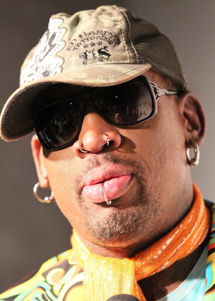 Dennis Rodman Makes An Appearance at Millions of Milkshakes