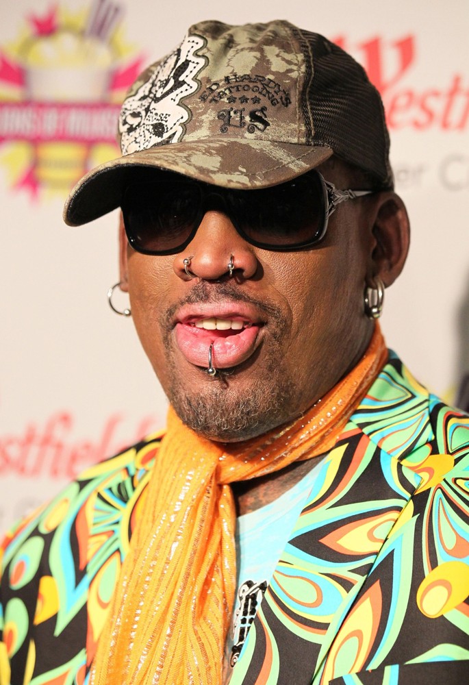 Dennis Rodman Makes An Appearance at Millions of Milkshakes