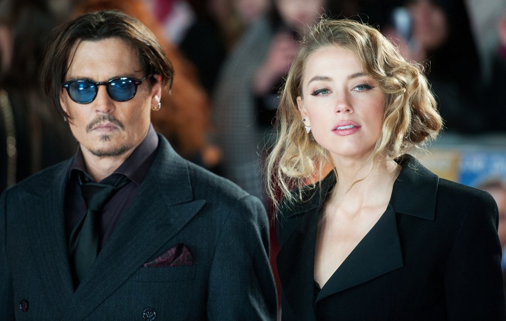 Johnny Depp, Amber Heard in The UK Premiere of Mortdecai - Arrivals.