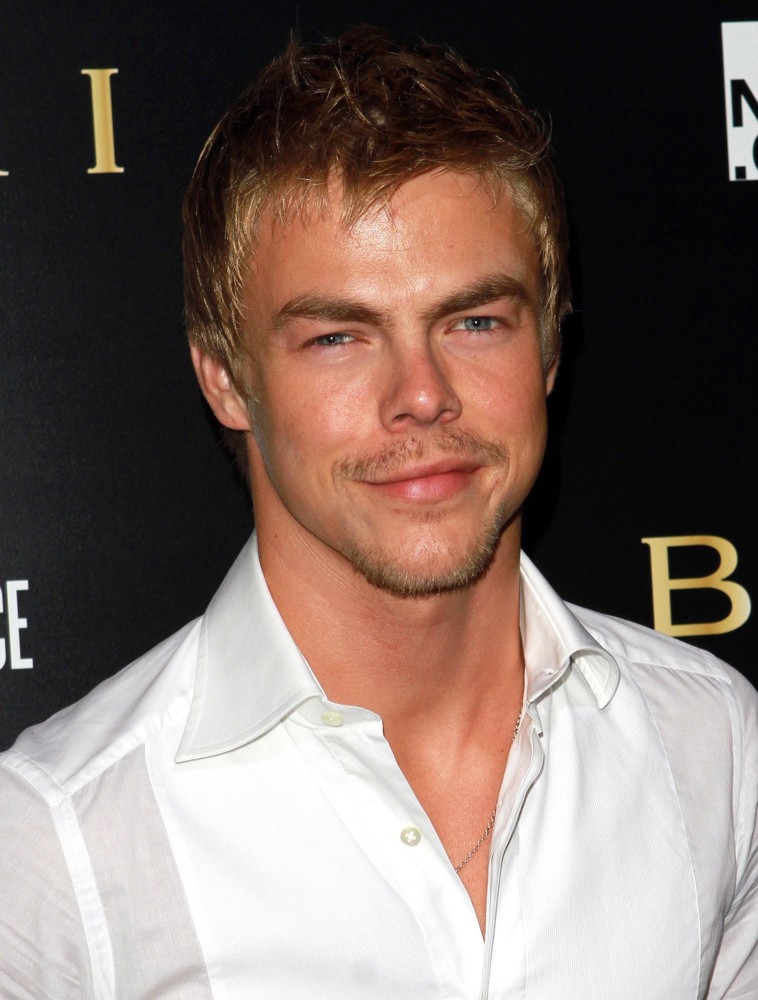 Derek Hough;<br>Bvlgari Private Event Honoring Simon Fuller And Paul Haggis - Red Carpet Arrivals