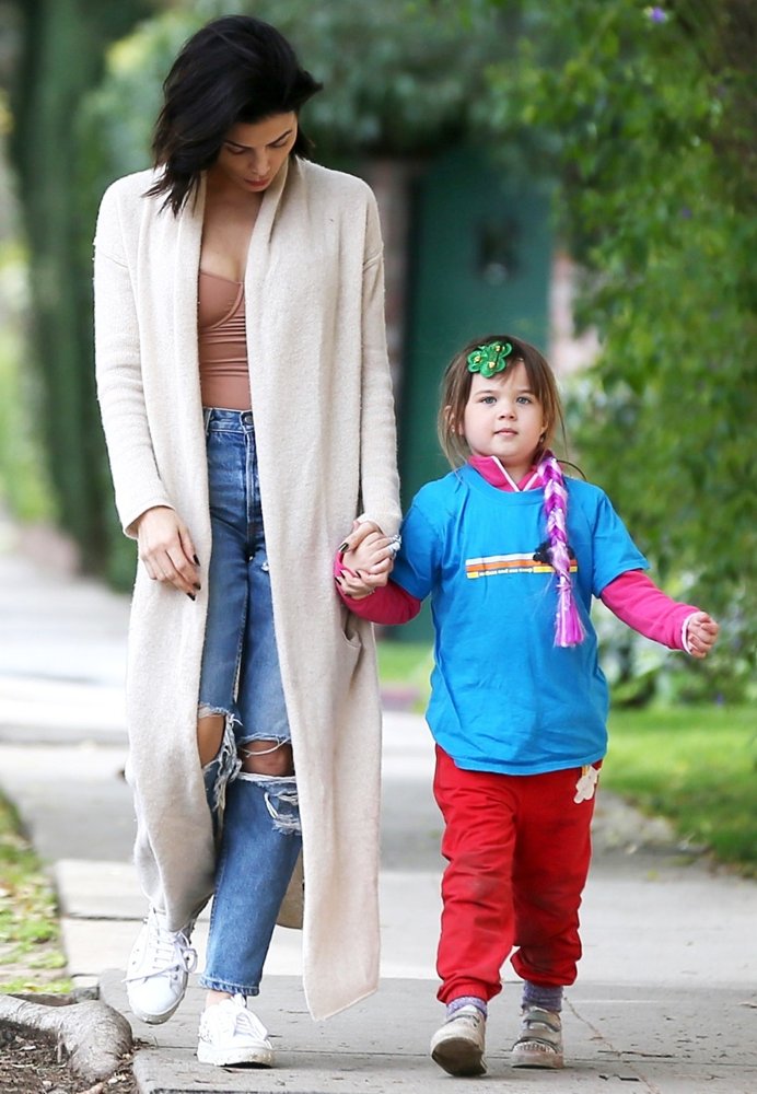 Jenna Dewan Tatum and Daughter in LA