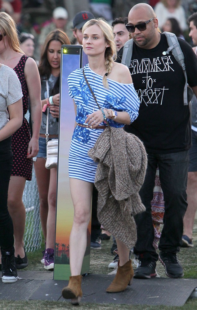 Diane Kruger;<br>Celebrities at The 2012 Coachella Valley Music and Arts Festival - Day 3