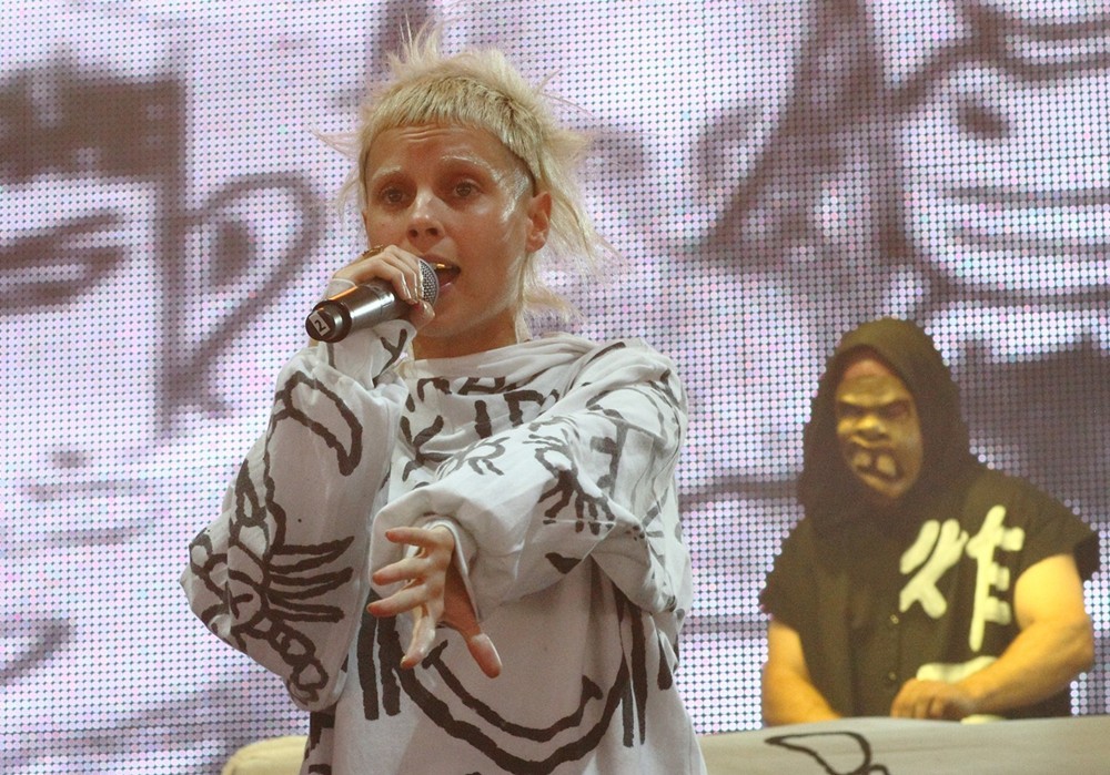 Yo-Landi Vi$$er;DJ Hi-Tek;Die Antwoord;<br>Big Day Out Festival