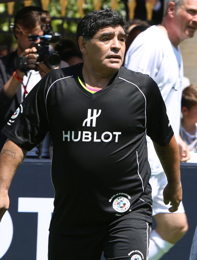 Diego Maradona;<br>Hublot Match of Friendship - Pele v Maradona