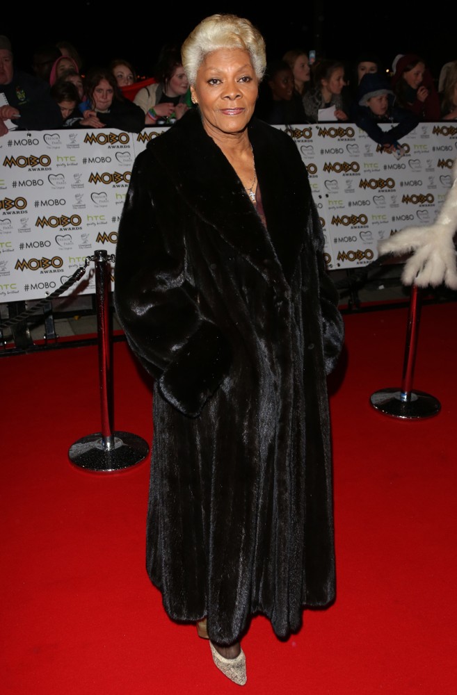Dionne Warwick;<br>The MOBO Awards 2012 - Arrivals