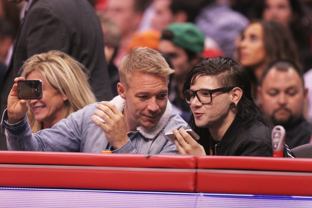 Diplo;Skrillex;<br>The Los Angeles Clippers Game