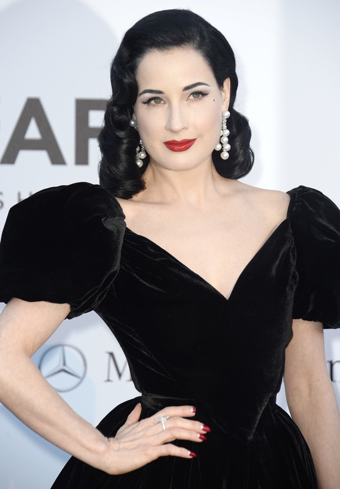 Dita Von Teese;<br>66th Cannes Film Festival - amfAR's 20th Annual Cinema Against AIDS - Arrivals