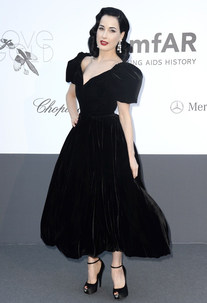 Dita Von Teese;<br>66th Cannes Film Festival - amfAR's 20th Annual Cinema Against AIDS - Arrivals