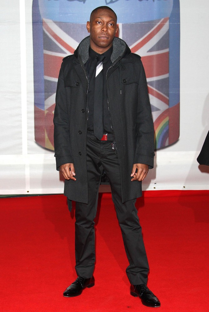 Dizzee Rascal;<br>The BRIT Awards 2012 - Arrivals