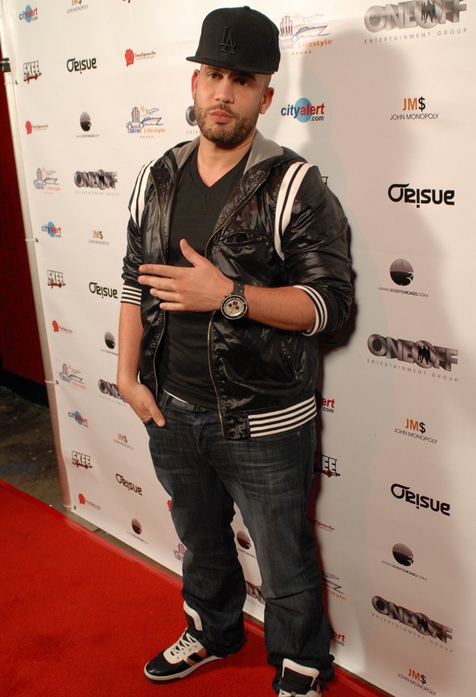 DJ Drama;<br>Dwayne Wade NBA Press Party