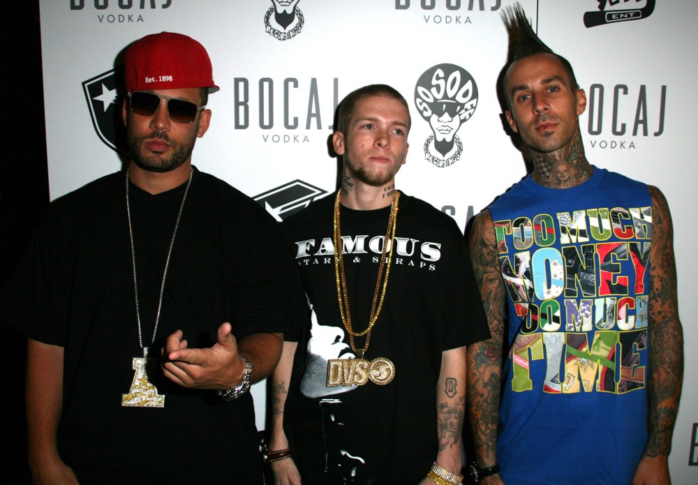 DJ Drama;Jereme Rogers;Travis Barker;<br>The 2007 MTV Video Music Awards After Party - Arrivals