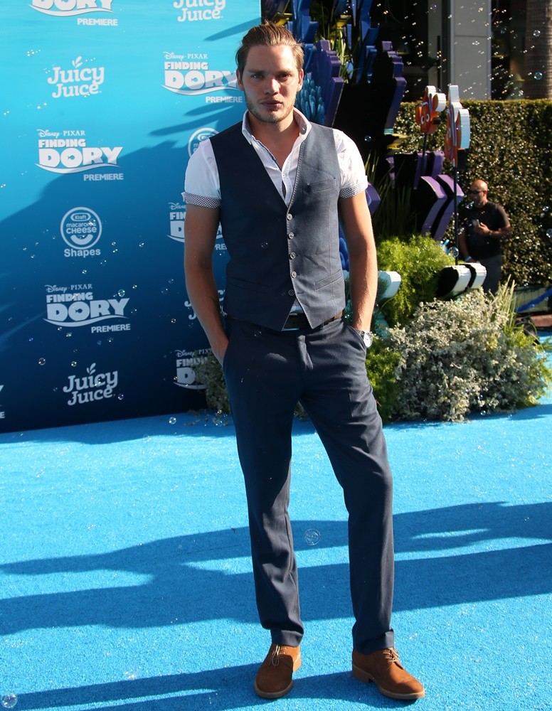 Dominic Sherwood;<br>Disney-Pixar's Finding Dory Los Angeles Premiere
