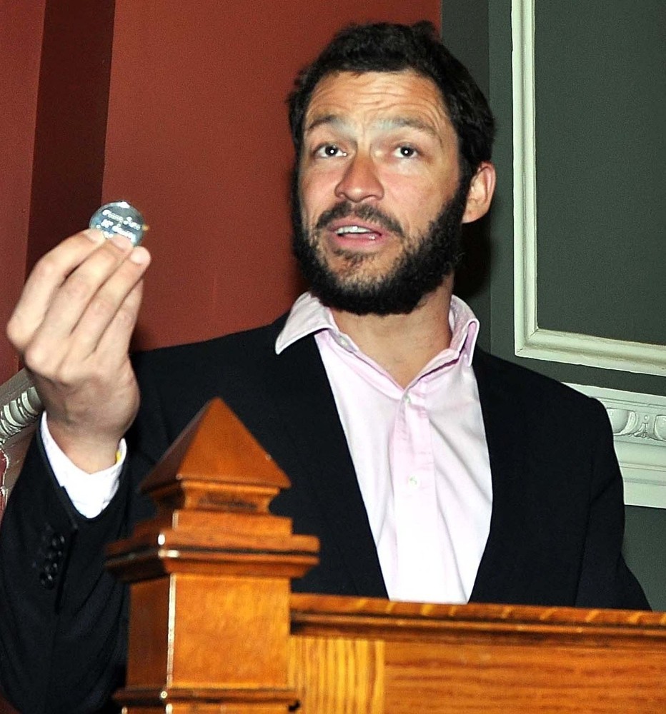 Dominic West;<br>Dominic West Is Presented with An Honorary Patronage of The Philosophical Society
