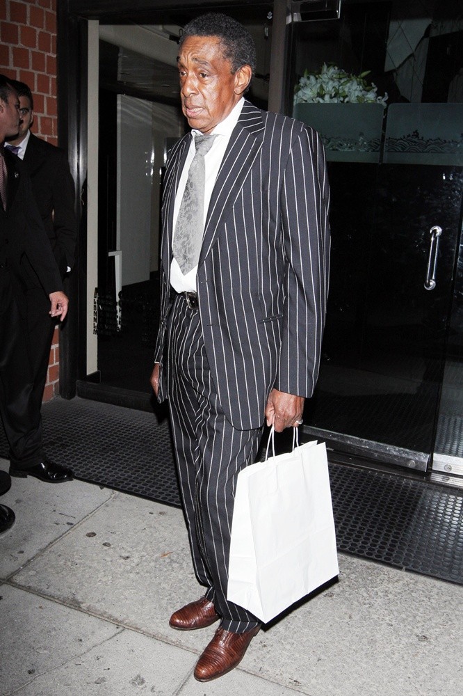 Don Cornelius;<br>Don Cornelius Leaving Mr Chow Restaurant