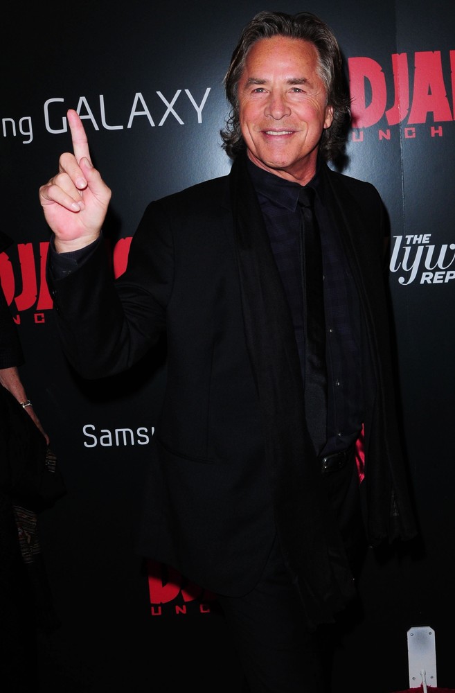 Don Johnson in The Premiere of Django Unchained.