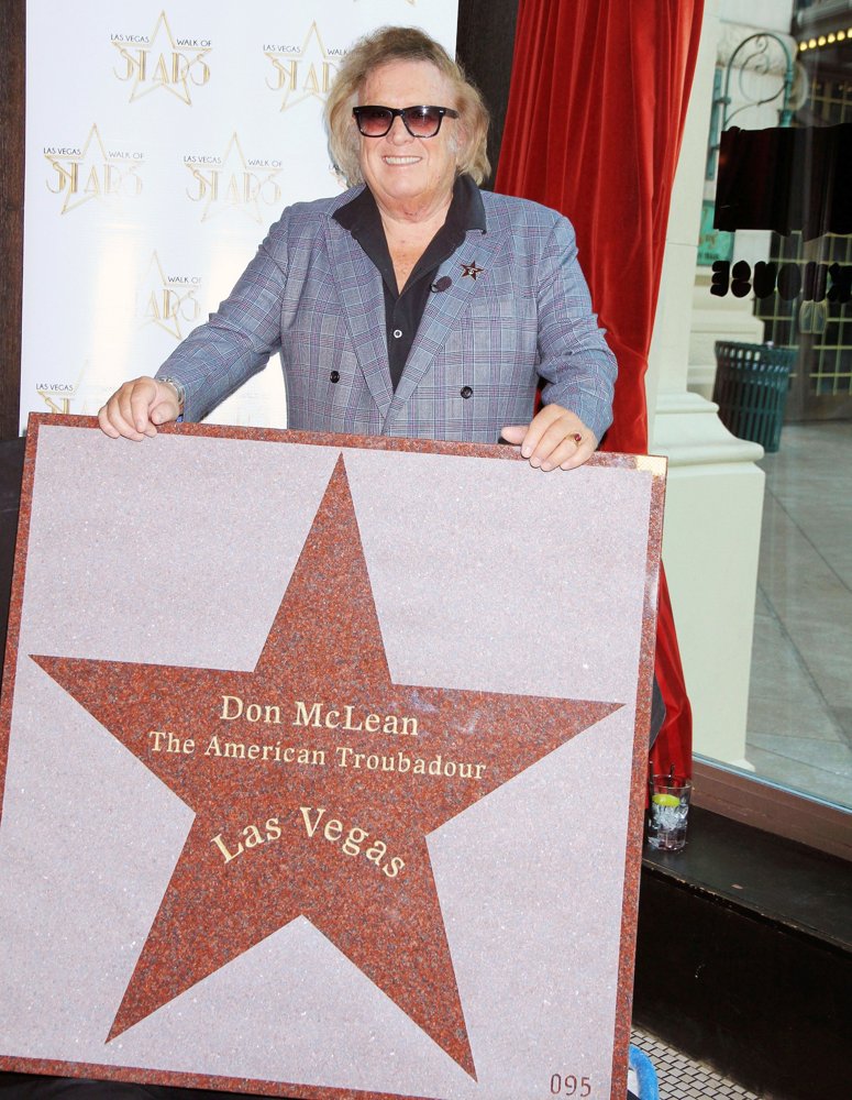 Don McLean;<br>Don McLean Receives 95th Star at Las Vegas Walk of Stars