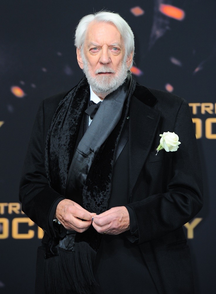 Donald Sutherland;<br>World Premiere of The Hunger Games: Mockingjay, Part 2