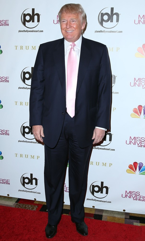 Donald Trump;<br>2012 Miss Universe Pageant - Arrivals