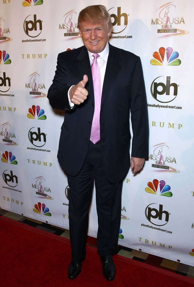 Donald Trump;<br>2012 Miss USA Pageant - Red Carpet