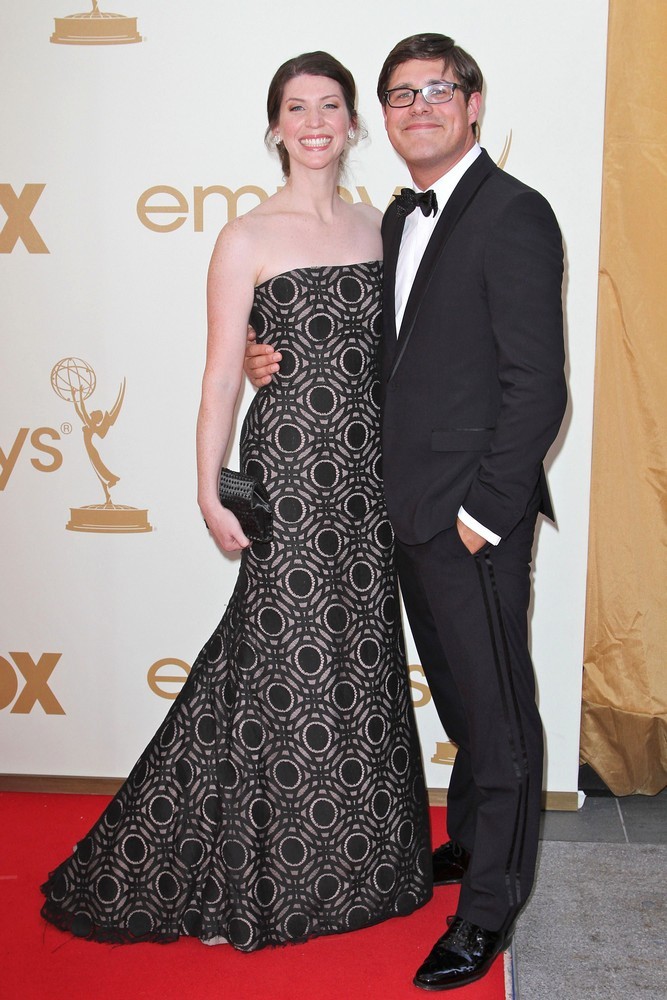 Virginia Donohoe;Rich Sommer;<br>The 63rd Primetime Emmy Awards - Arrivals