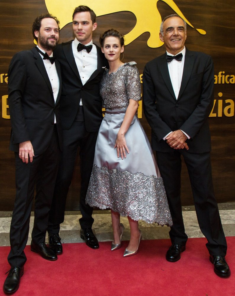 Drake Doremus;Nicholas Hoult;Kristen Stewart;Alberto Barbera;<br>72nd Venice Film Festival - Equals - Premiere