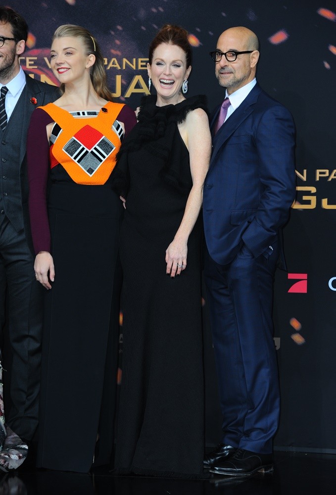Natalie Dormer;Julianne Moore;Stanley Tucci;<br>World Premiere of The Hunger Games: Mockingjay, Part 2