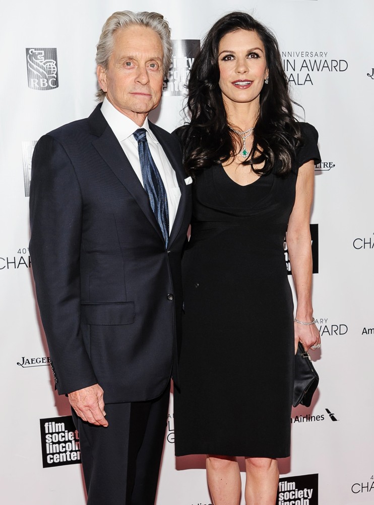 Michael Douglas;Catherine Zeta-Jones;<br>40th Anniversary Chaplin Award Gala Honoring Barbra Streisand