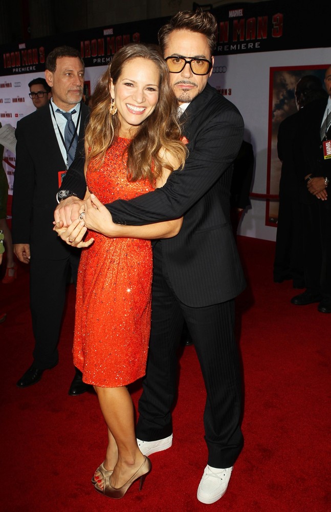 Susan Levin;Robert Downey Jr.;<br>Iron Man 3 Los Angeles Premiere - Arrivals