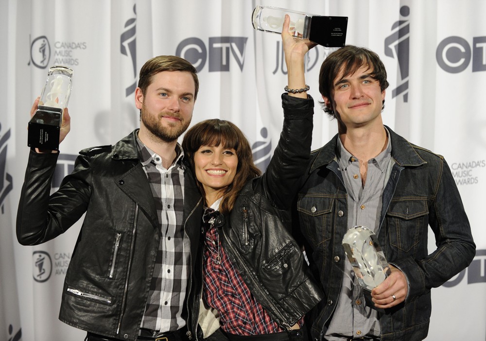 Dragonette;<br>2012 JUNO Awards - Press Room