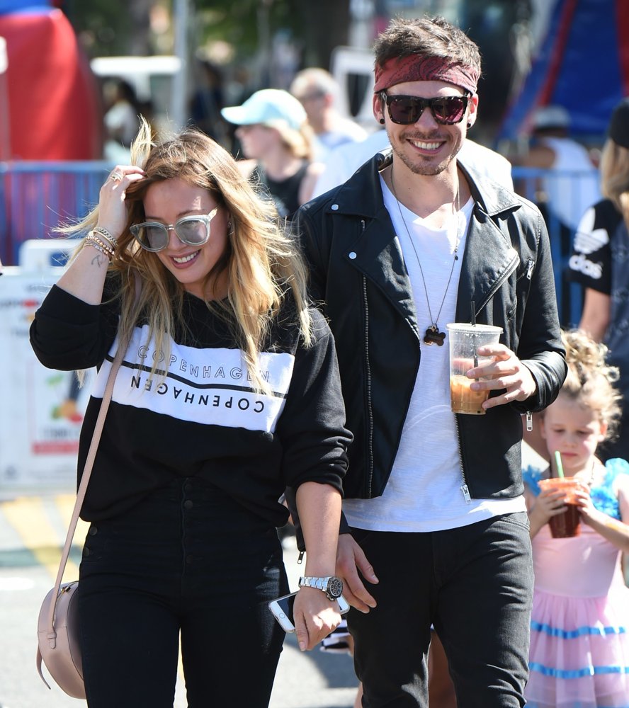 Hilary Duff and Matthew Koma Go to The Farmers Market