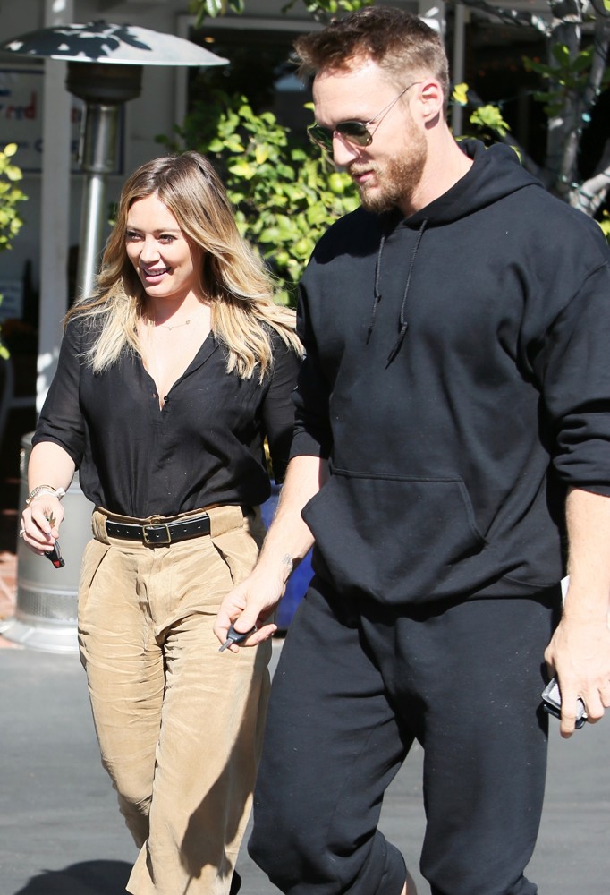 Hilary Duff;Jason Walsh;<br>Hilary Duff and Jason Walsh Seen Leaving Fred Segal