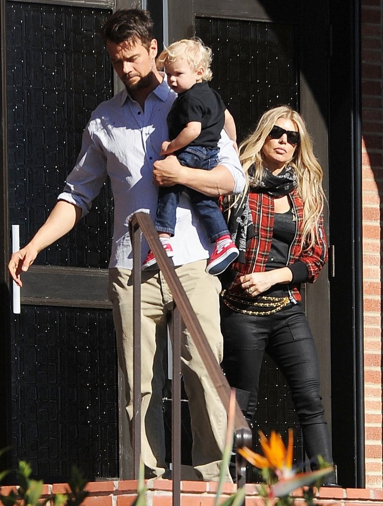 Josh Duhamel and Fergie to Church on Christmas Day