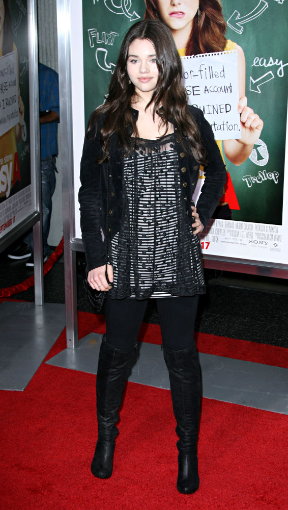 India Eisley;<br>Los Angeles Premiere of 'Easy A'