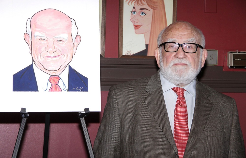 Ed Asner;<br>Ed Asner at The Portrait Unveiling for The Cast of Broadway Play Grace