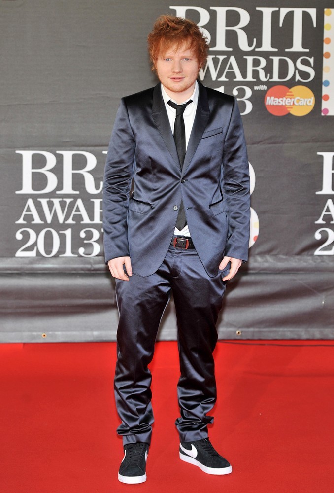 Ed Sheeran;<br>The 2013 Brit Awards - Arrivals