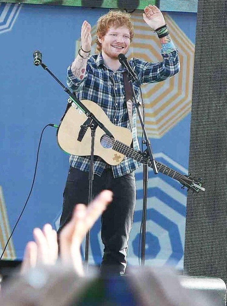 Ed Sheeran at 2015 GMA Summer Concert Series