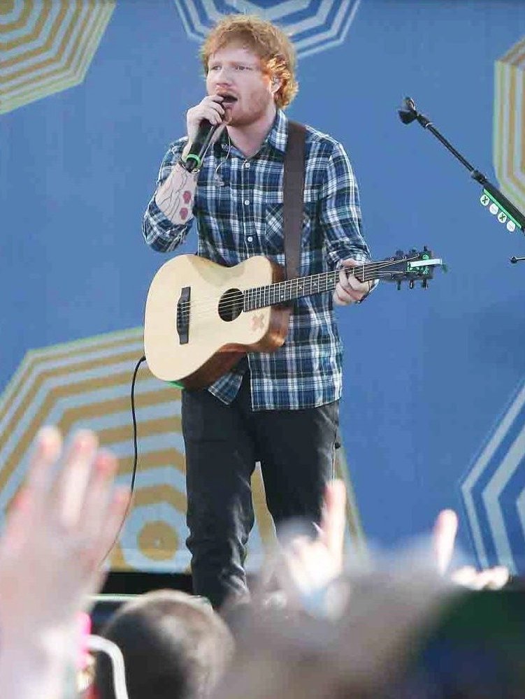 Ed Sheeran at 2015 GMA Summer Concert Series