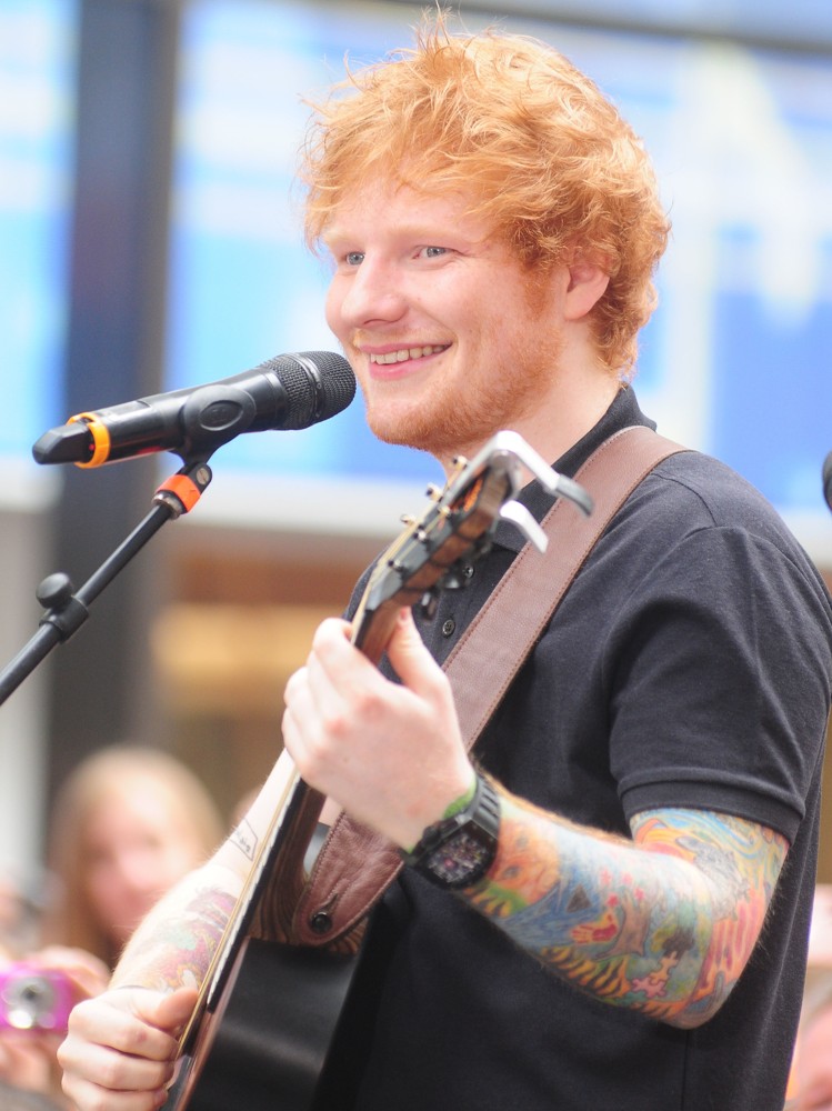 Ed Sheeran Performs Live as Part of The Toyota Concert Series on NBC's Today