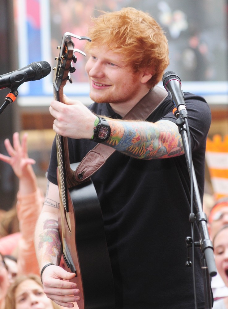 Ed Sheeran;<br>Ed Sheeran Performs Live as Part of The Toyota Concert Series on NBC's Today