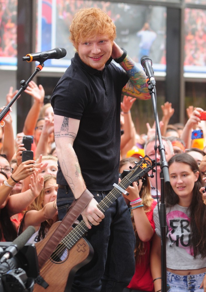 Ed Sheeran;<br>Ed Sheeran Performs Live as Part of The Toyota Concert Series on NBC's Today