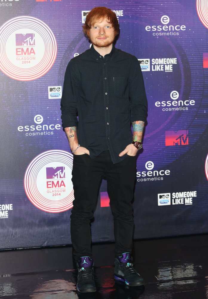 Ed Sheeran;<br>MTV Europe Music Awards 2014 - Arrivals