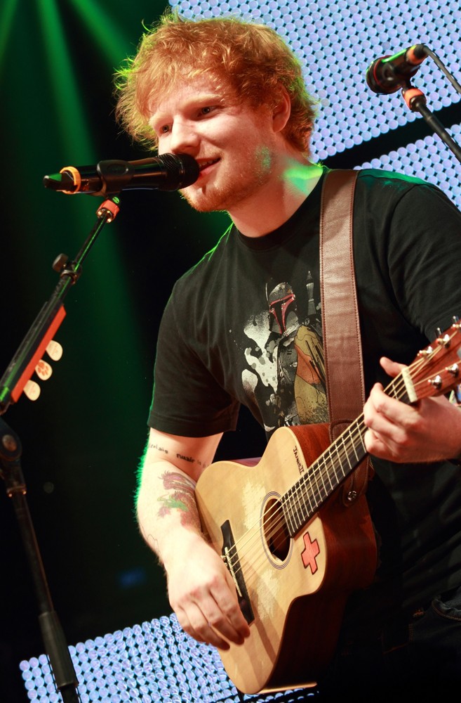 Ed Sheeran;<br>Ed Sheeran Performing at The Festival Hall