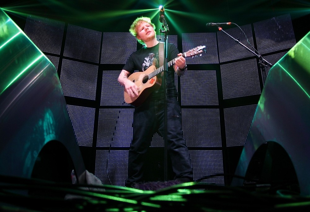 Ed Sheeran;<br>Ed Sheeran Performing at The Festival Hall