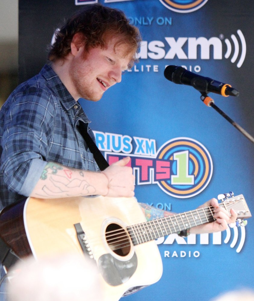 Ed Sheeran Performs at The SiriusXM SideWalk Session