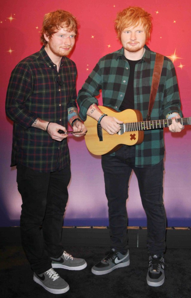 Ed Sheeran;<br>Wax Figure of Ed Sheeran