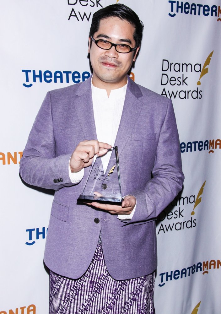 Ed Sylvanus Iskandar;<br>2014 Drama Desk Awards - Press Room
