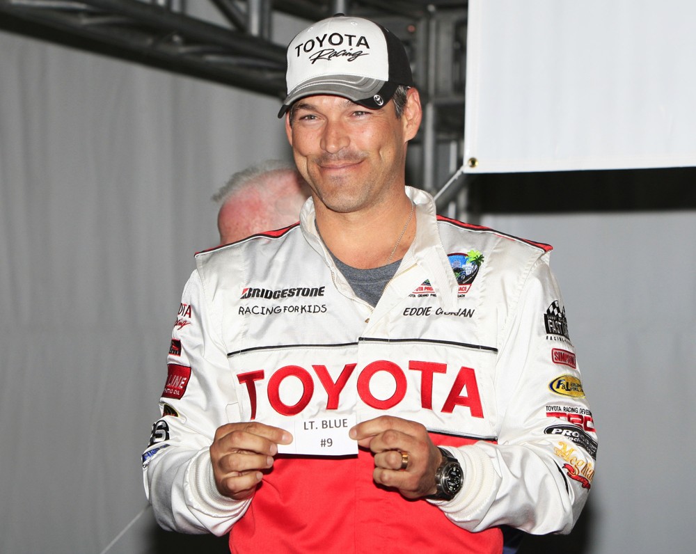 Eddie Cibrian;<br>The 36th Annual Toyota Pro-Celebrity Race - Press Practice Day